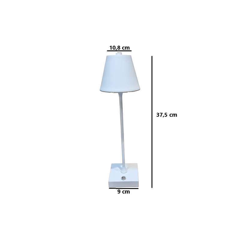 Lampada led da tavolo touch con batteria...