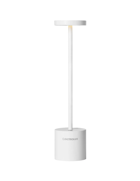 Lampada Led da tavolo senza filo bianco opaco Sotylia