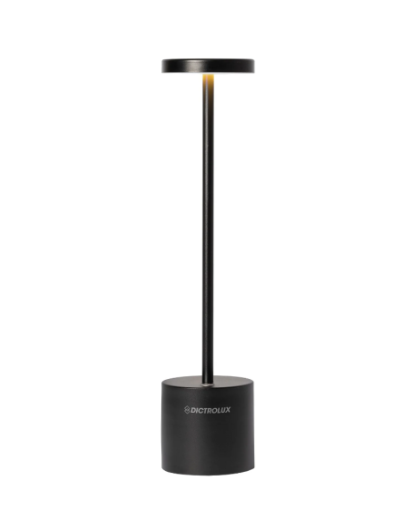 Lampada Led da tavolo senza filo nero opaco Sotylia