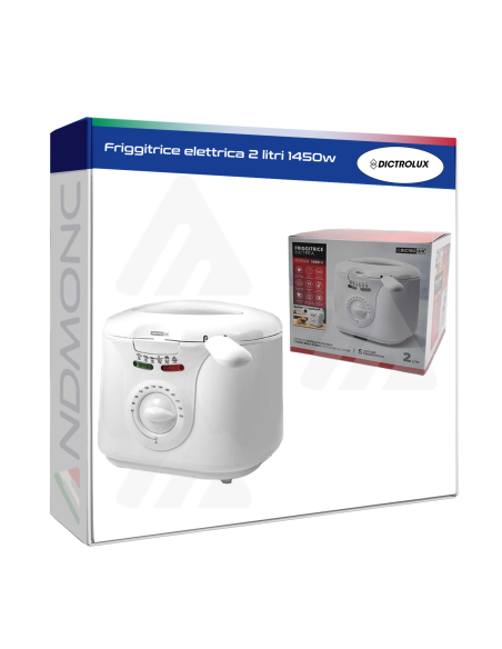 Friggitrice elettrica 2 litri 1450w