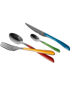 Servizio Posate 24 pezzi Multicolor Glossy mix Premium 2