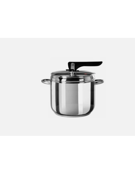 Pentola a Pressione 7 LITRI in Acciaio 6MM INOX sicura anche ad INDUZIONE 22 CM