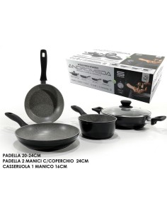 Set da 5 pezzi batteria di Pentole antiaderenti anche per... 2