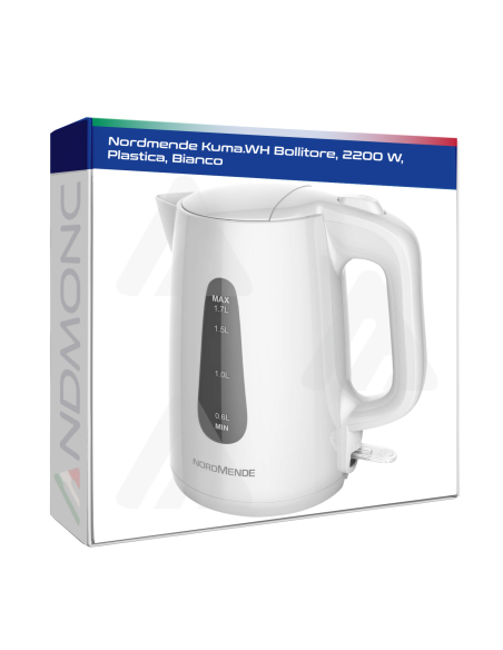 Nordmende Kuma Bollitore, 2200 W, Plastica, Bianco