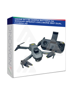 DRONE SKY-66 doppia batteria da 3000mAh GPS/ANTI...