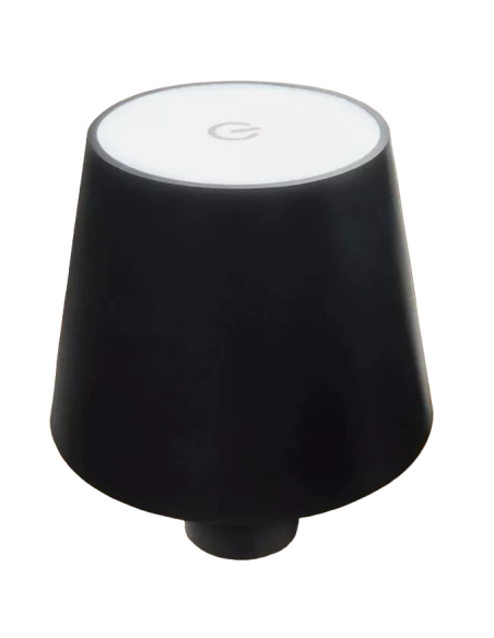 Lampada da Tavolo LED Luce decorativa per bottiglie ricaricabili in Nero Touch Caldo/Freddo