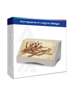 Portapane in Legno Beige