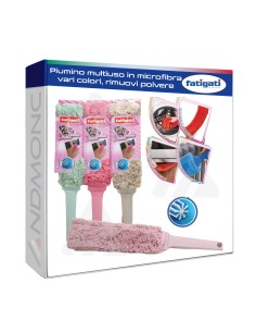 Piumino multiuso in microfibra vari colori, rimuovi polvere