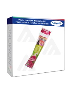 Pack da 6pz. Sacchetti Pattumiera Profumati  Rosa