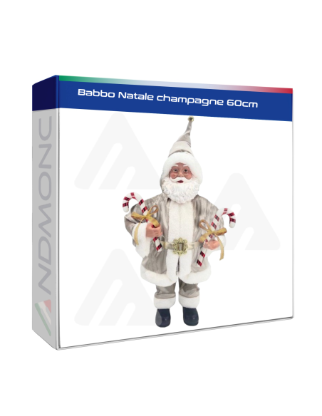 Babbo Natale champagne 60cm
