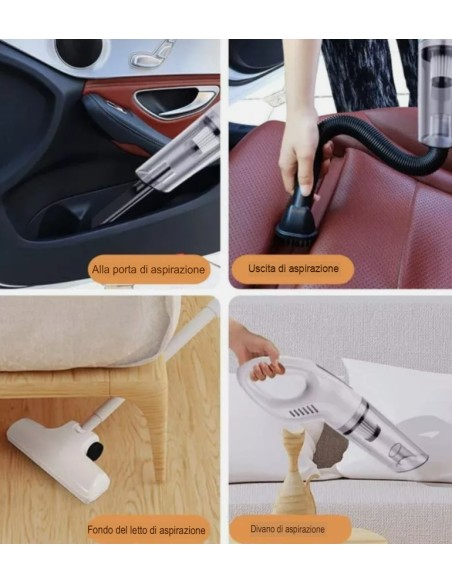 Aspirapolvere Scopa Elettrica Senza Fili Senza Sacco Ricaricabile Casa