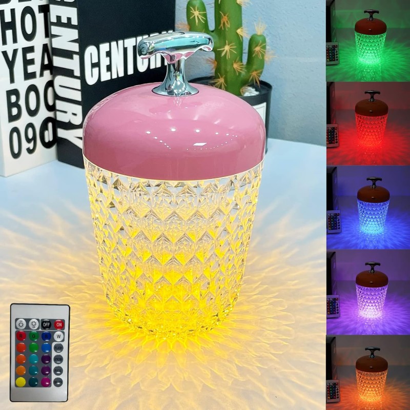 Lampada da tavolo a forma di pigna di...