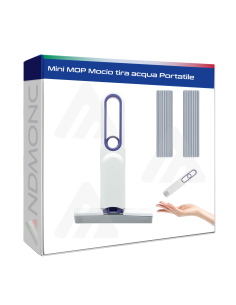 Mini MOP Mocio tira acqua Portatile per Auto Finestre...