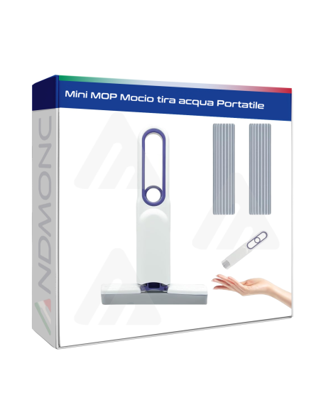 Mini MOP Mocio tira acqua Portatile per Auto Finestre Pavimenti
