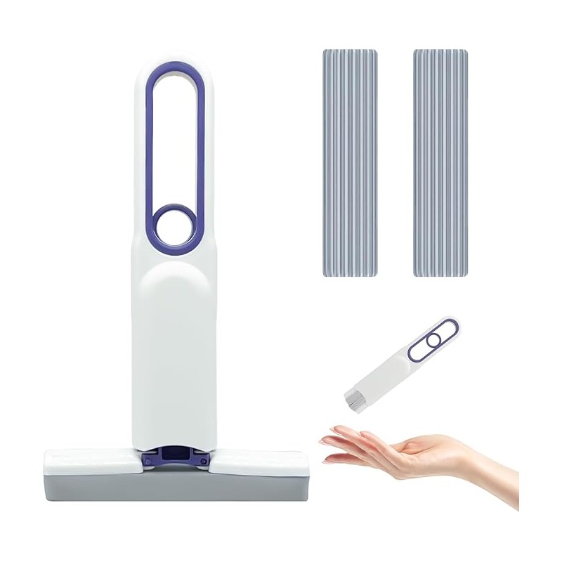 Mini MOP Mocio tira acqua Portatile per Auto...