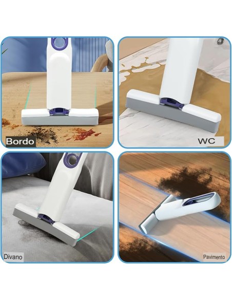 Mini MOP Mocio tira acqua Portatile per Auto Finestre Pavimenti