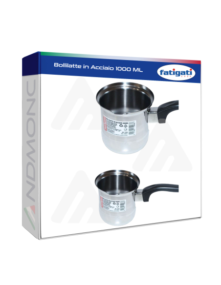 Bollitore bollilatte in acciaio 1000 ML