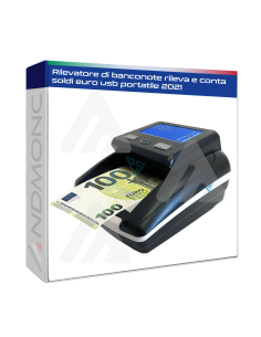 Rilevatore di banconote rileva e conta soldi euro usb...