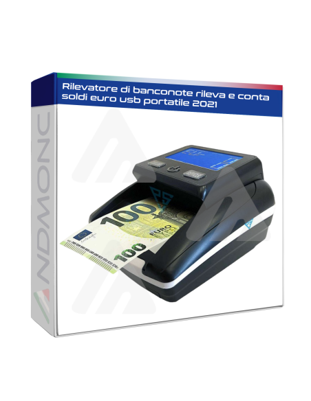Rilevatore di banconote rileva e conta soldi euro usb portatile 2021