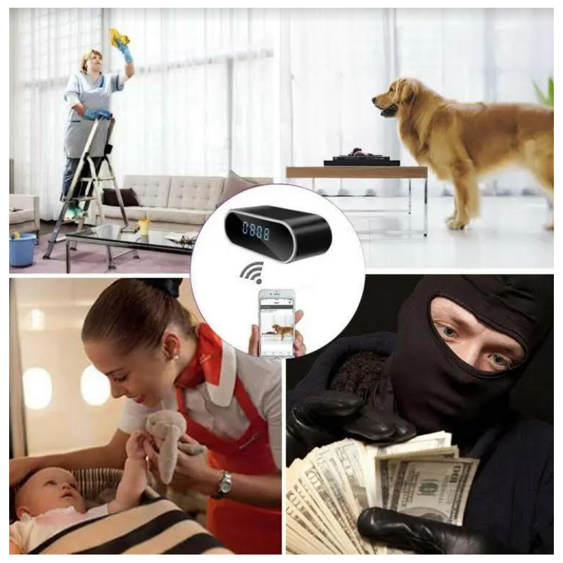 Sveglia telecamera wifi audio video