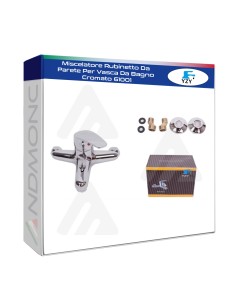 Miscelatore Rubinetto Da Parete Per Vasca Da Bagno...