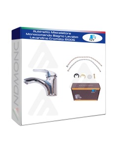 Rubinetto Miscelatore Monocomando Bagno Lavabo Lavandino...