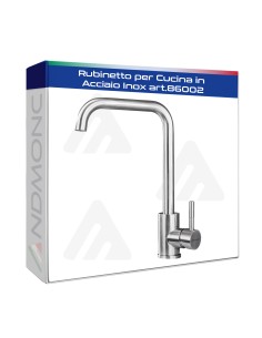 Rubinetto per Cucina in Acciaio Inox art.86002