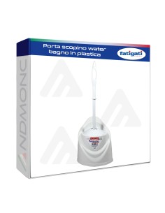 Porta scopino water bagno in plastica