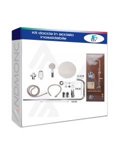 Kit doccia in acciaio inossidabile 99008