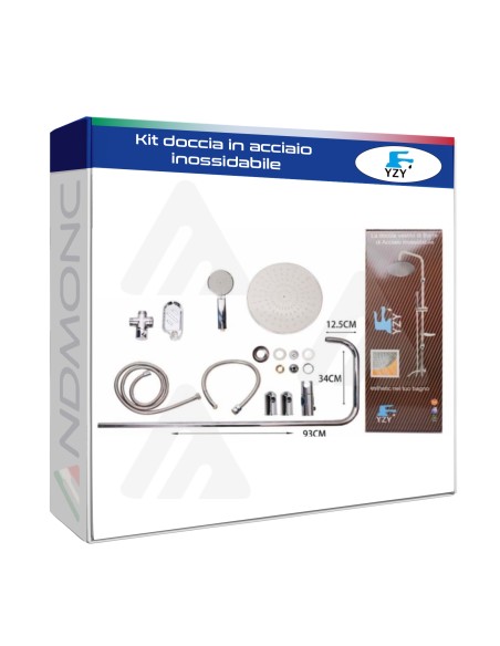 Kit doccia in acciaio inossidabile 99008