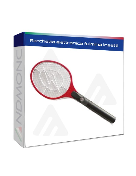 Racchetta elettronica fulmina insetti