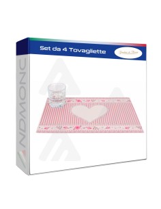 Set da 4 Tovagliette art.23004h