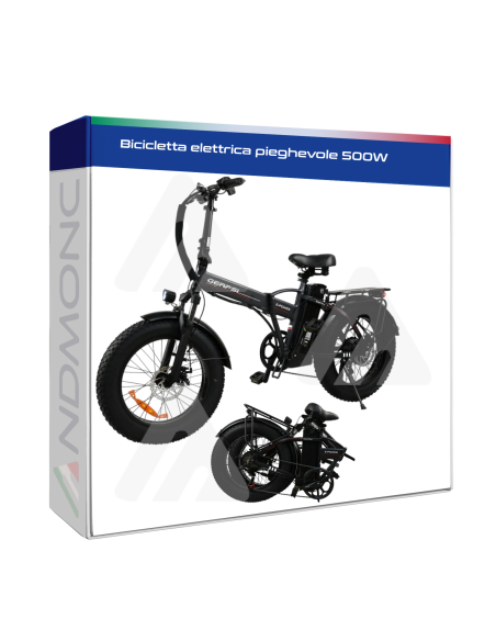 Bicicletta elettrica pieghevole 500W