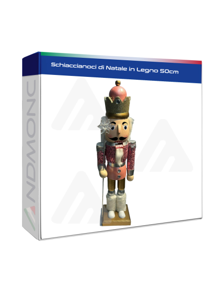 Schiaccianoci di Natale in Legno 50cm