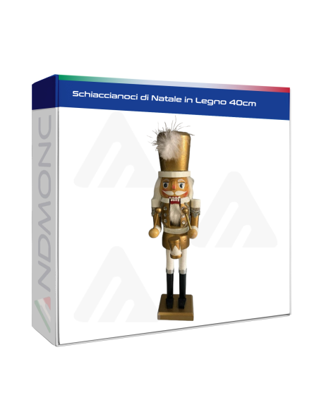 Schiaccianoci di Natale in Legno 40cm