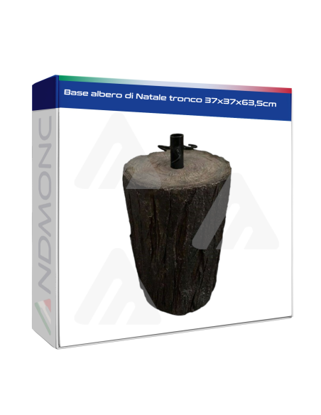 Base albero di Natale tronco 37x37x63,5cm