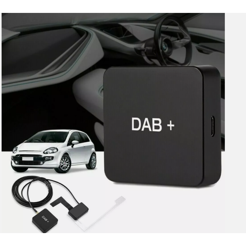 Kit Auto Digitale Audio Broadcast DAB+ Box...