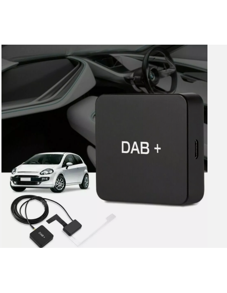 Kit Auto Digitale Audio Broadcast DAB+ Box Ricevitore Radio Antenna Per Android