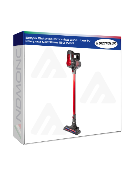 Scopa Elettrica Ciclonica 2in1 Liberty Compact Cordless 120 Watt