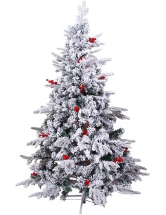 Albero di Natale Artificiale con Rami Spessi Innevato... 2