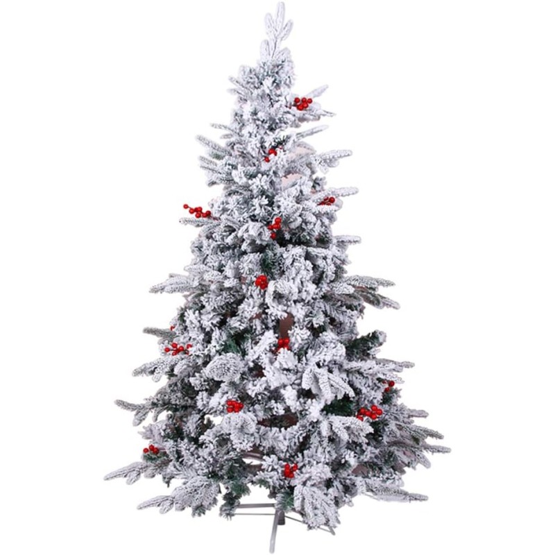 Albero di Natale Artificiale con Rami Spessi...