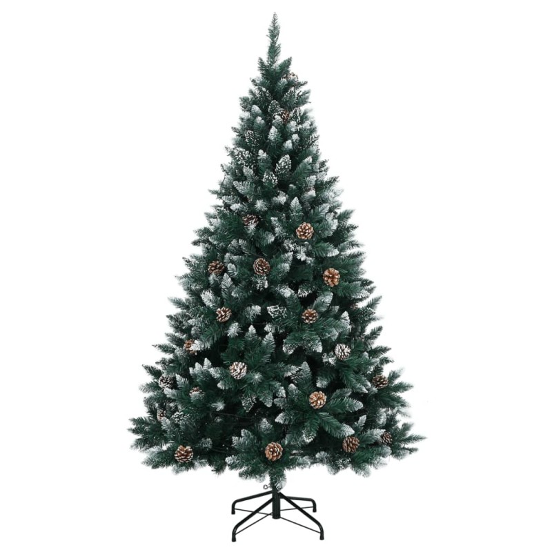 Albero di Natale Artificiale con pigne e punte...