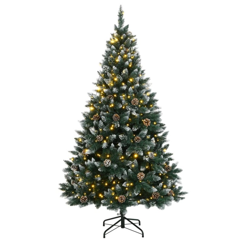 Albero di Natale Artificiale con pigne e punte...