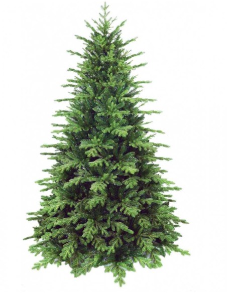Albero di natale Abete effetto realistico artificiale super verde 210cm