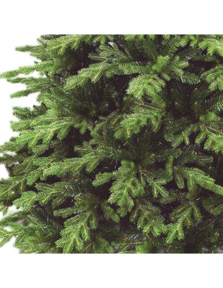 Albero di natale Abete effetto realistico artificiale super verde 210cm