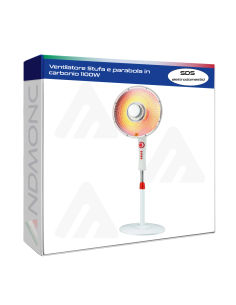 Ventilatore Stufa e parabola in carbonio 1100W