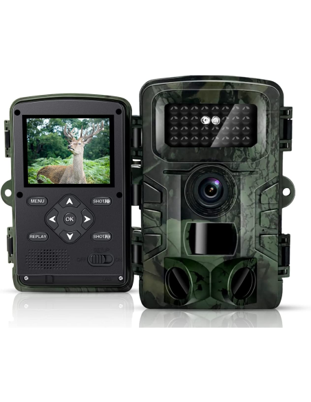 4x Fotocamera Caccia 36MP 1080P HD LCD 2.0" Impermeabile fototrappola Infrarossi