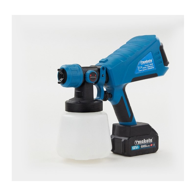 Pistola a spruzzo a batteria 68V 6 ah Makota...