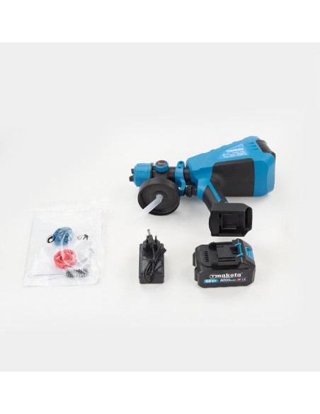 Pistola a spruzzo a batteria 68V 6 ah Makota per vernice aerografo pittura