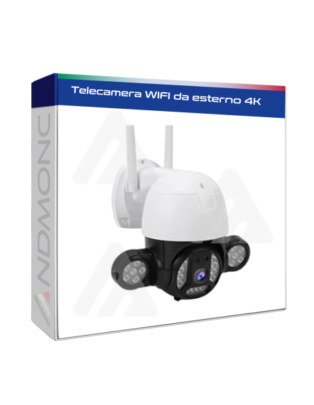 Telecamera WIFI da esterno 4K